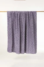 Cozy Purple Tile Fleece Throw - Image 2